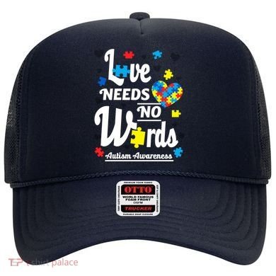 Autism Love Needs No Words Hat