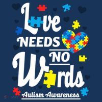 Autism Love Needs No Words Women's T-Shirt thumb 6