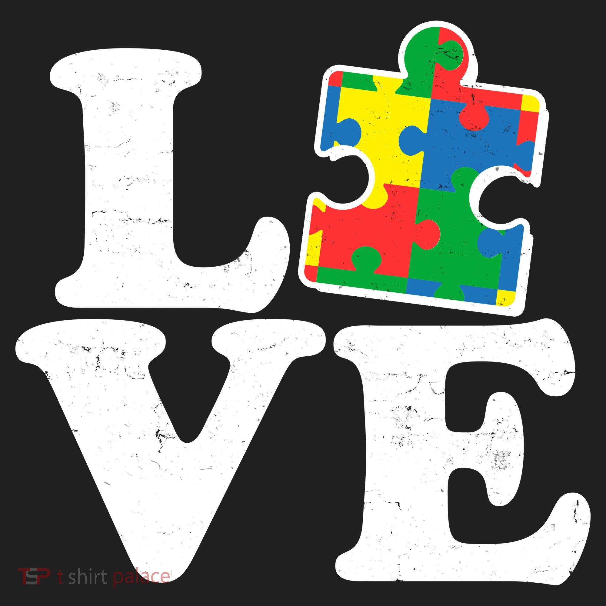 Autism Love Puzzle Piece Women's Sweatshirt