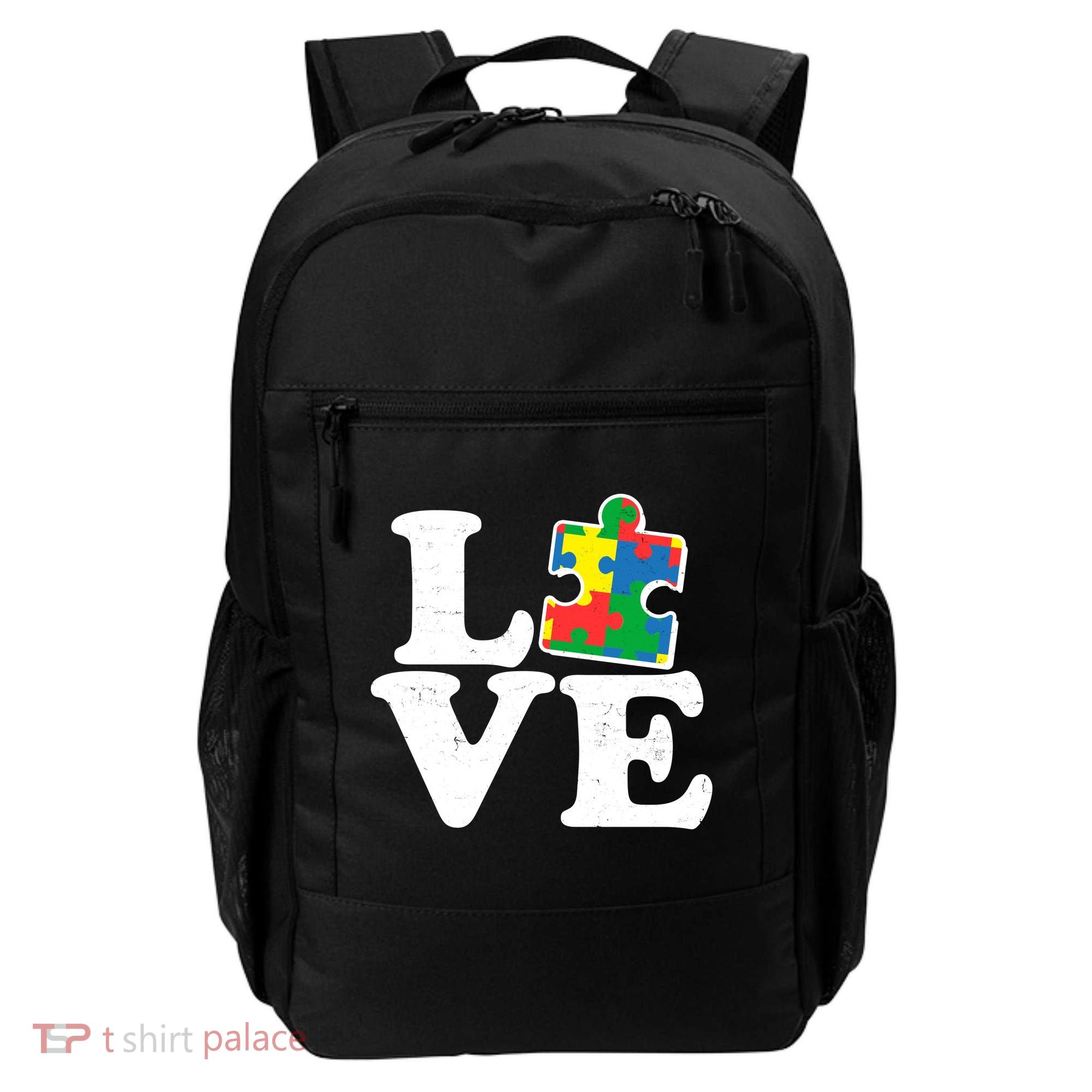 Autism Love Puzzle Piece Backpack