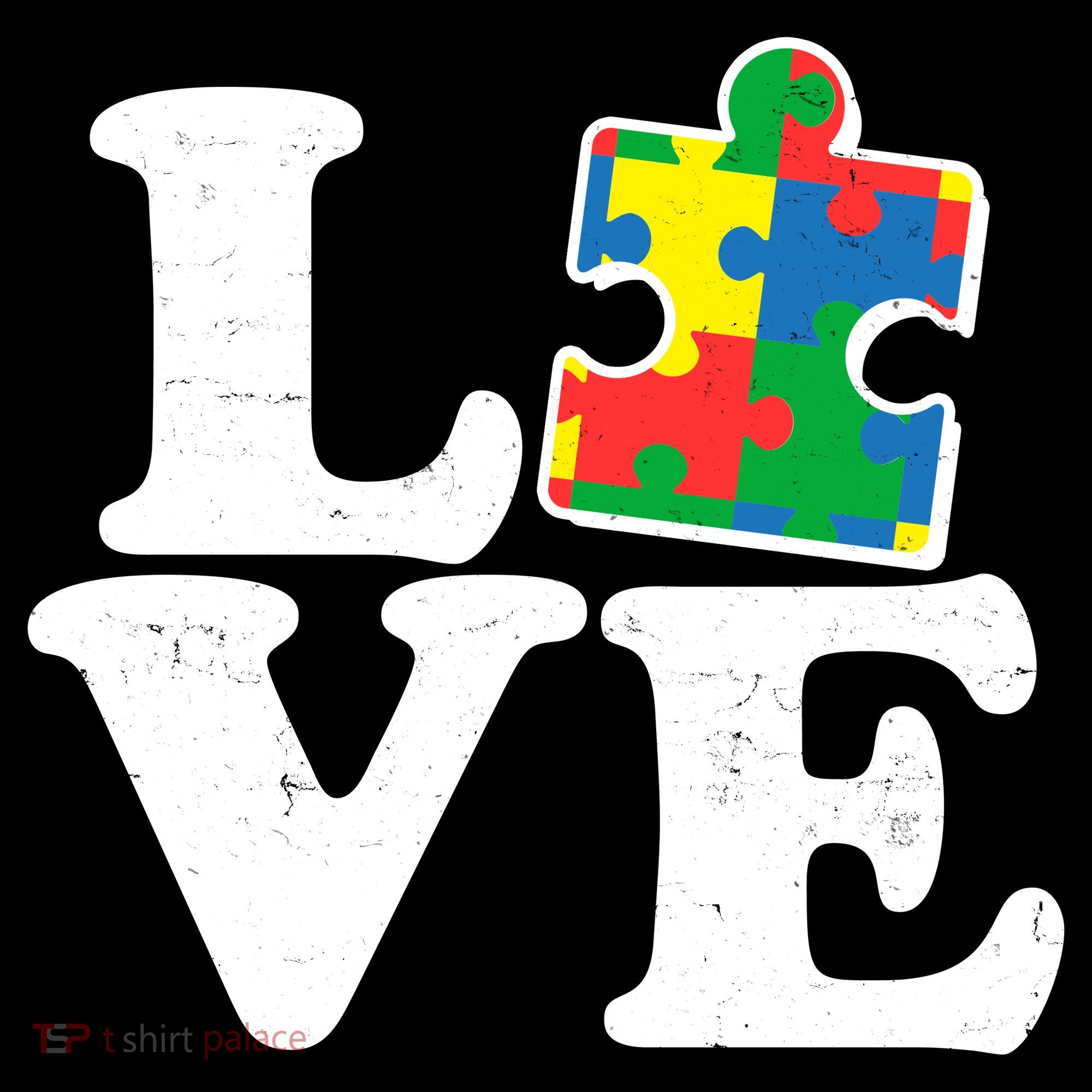 Autism Love Puzzle Piece Backpack