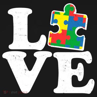 Autism Love Puzzle Piece Cooling Performance Long Sleeve Crew