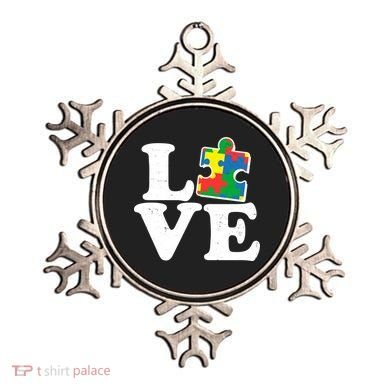 Autism Love Puzzle Piece Ornament