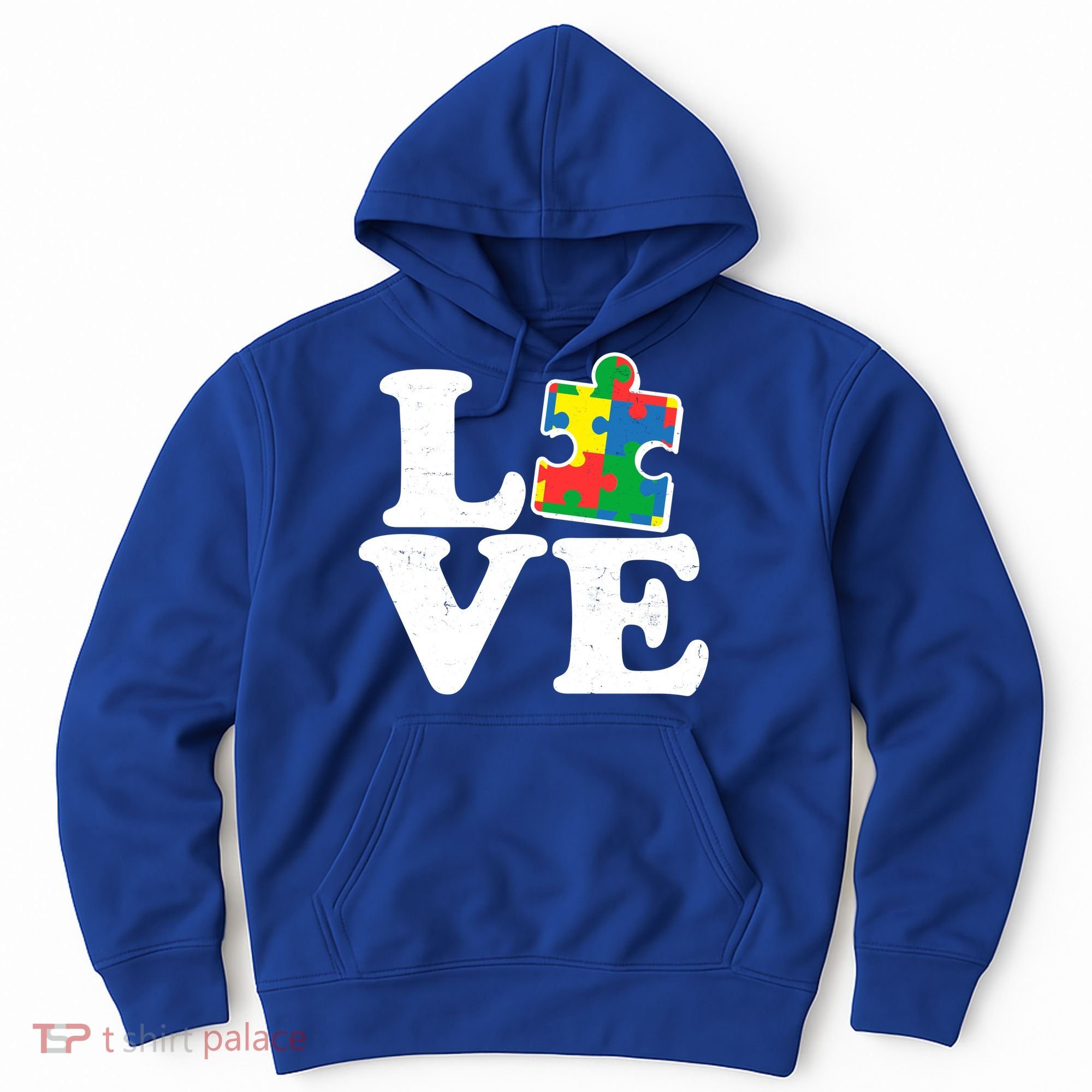 Autism Love Puzzle Piece Hoodie
