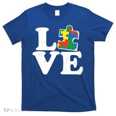 Autism Love Puzzle Piece T-Shirt