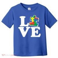 Autism Love Puzzle Piece Toddler T-Shirt thumb 0