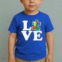 Autism Love Puzzle Piece Toddler T-Shirt thumb 2