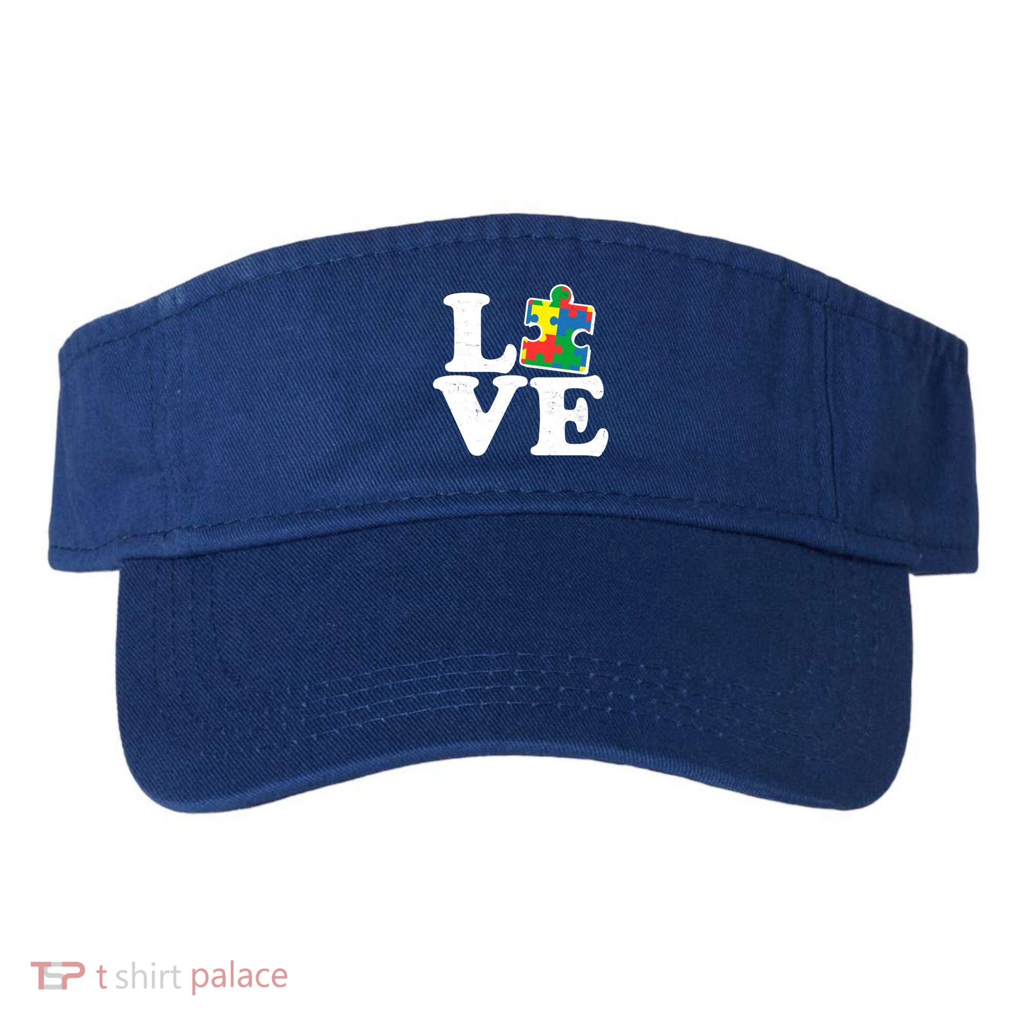 Autism Love Puzzle Piece Visor