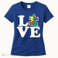 Autism Love Puzzle Piece Women's T-Shirt thumb 0