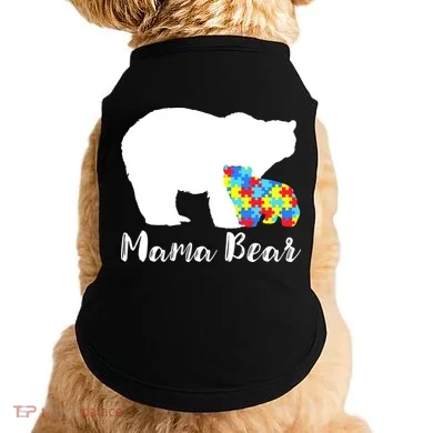 Autism Mama Bear Doggie Tank