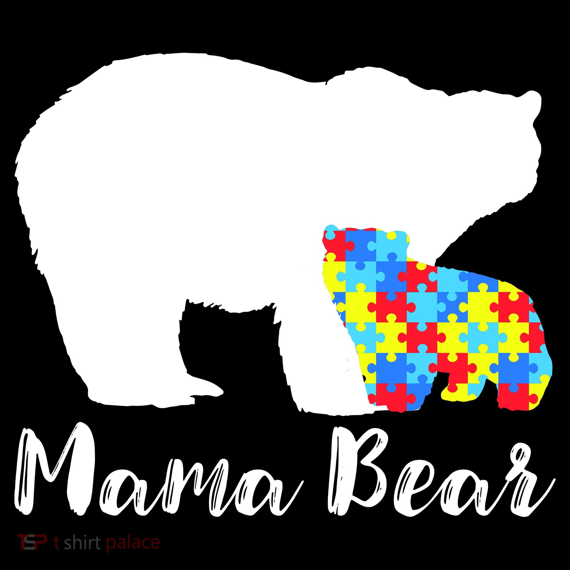 Autism Mama Bear Backpack