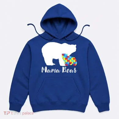 Autism Mama Bear Hoodie
