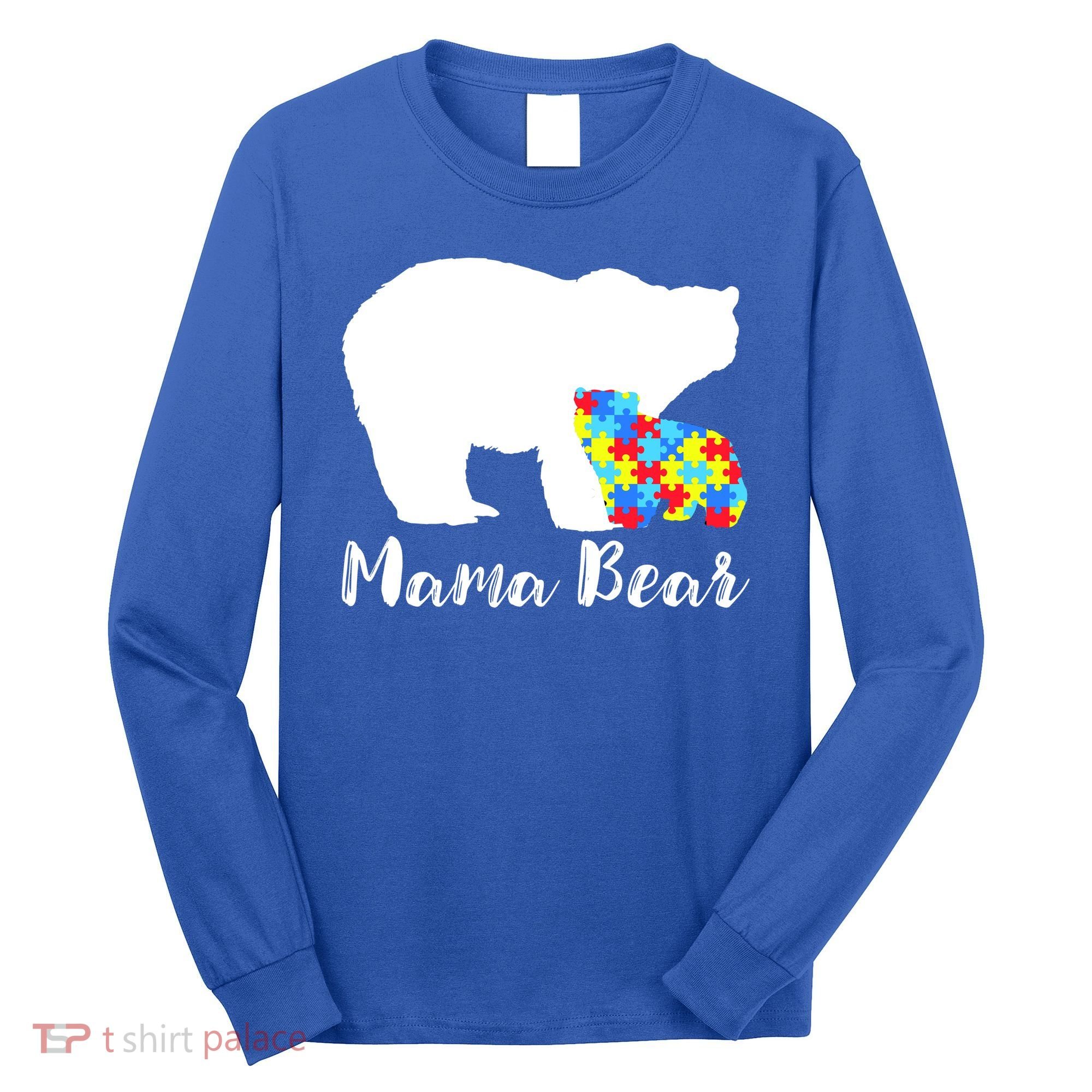 Autism Mama Bear Long Sleeve Shirt
