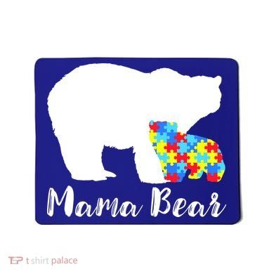 Autism Mama Bear Mousepad
