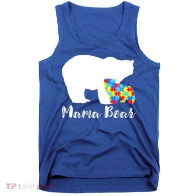 Autism Mama Bear Tank Top