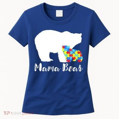 Autism Mama Bear Women's T-Shirt