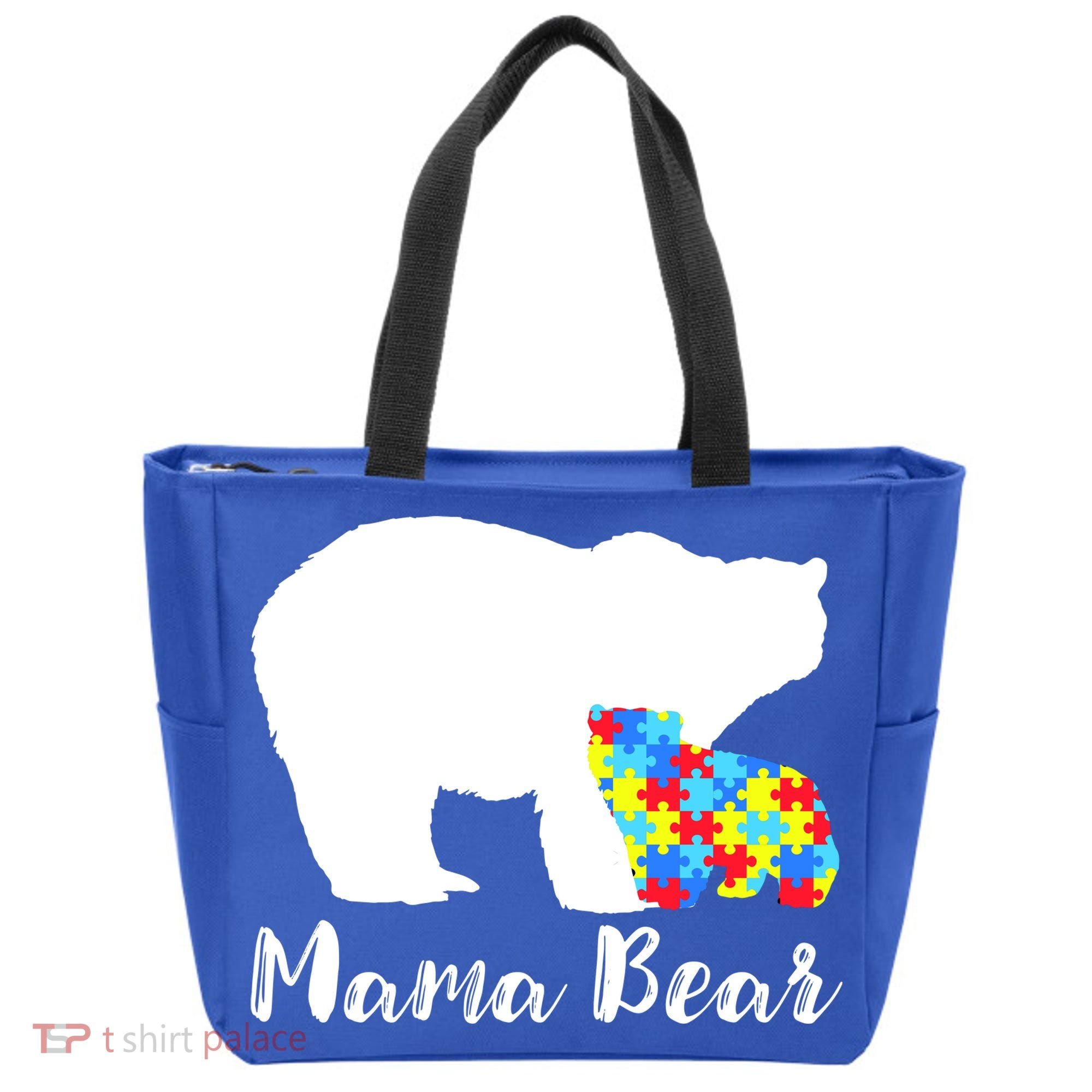 Autism Mama Bear Tote Bag