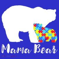 Autism Mama Bear Tote Bag thumb 4