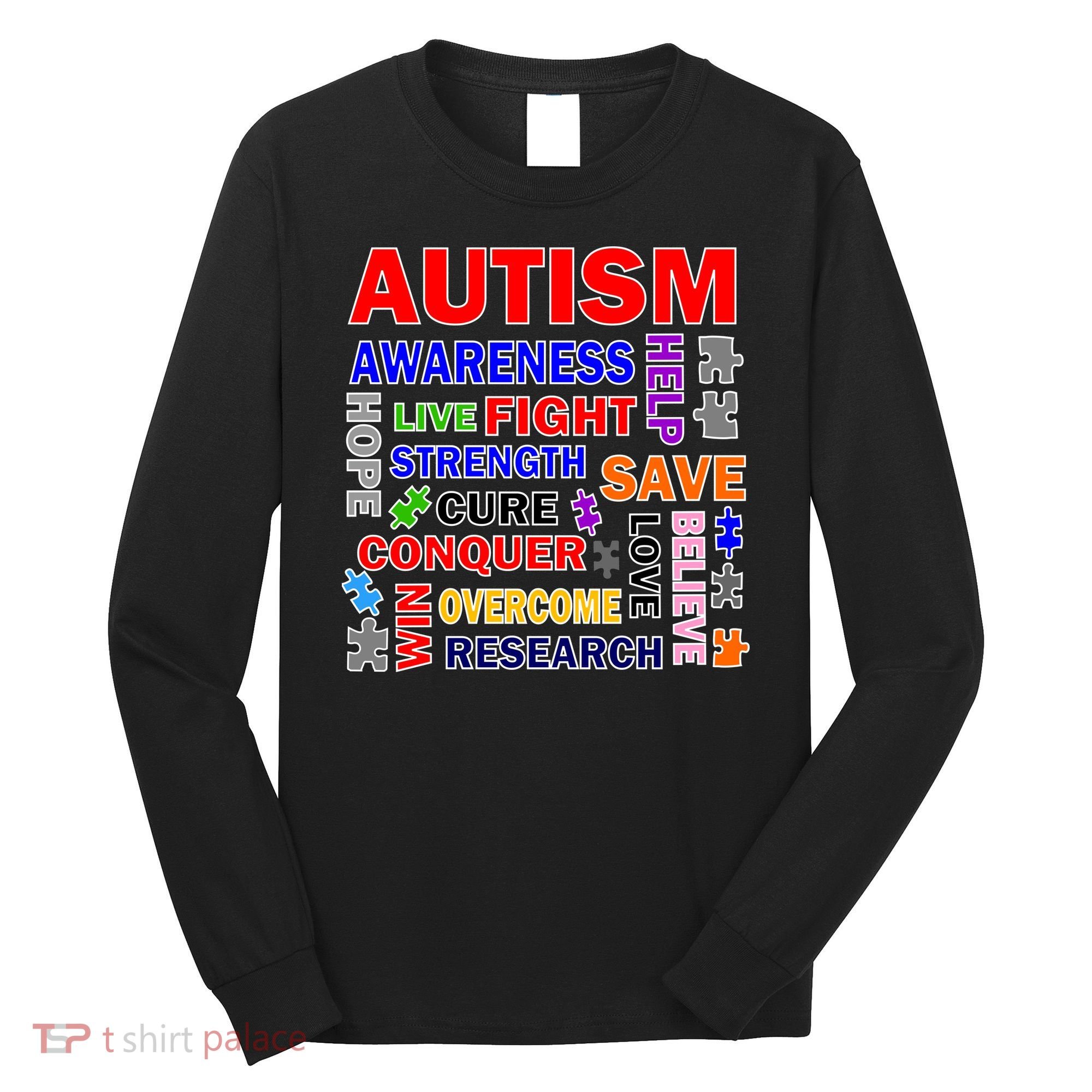 Autism Mashup Long Sleeve Shirt