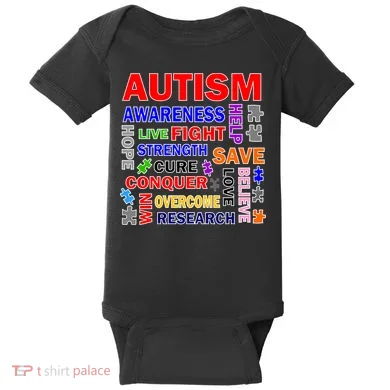 Autism Mashup Baby Bodysuit