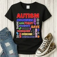Autism Mashup Women's T-Shirt thumb 3