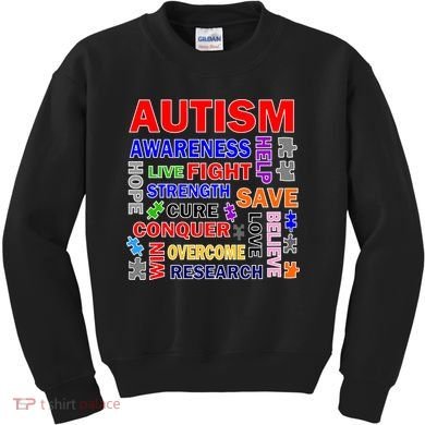 Autism Mashup Kids Sweatshirt