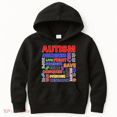 Autism Mashup Kids Hoodie