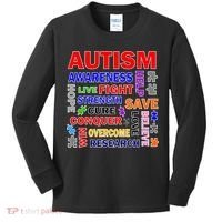 Autism Mashup Kids Long Sleeve Shirt thumb 0