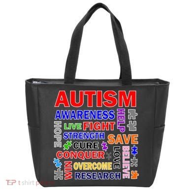 Autism Mashup Tote Bag