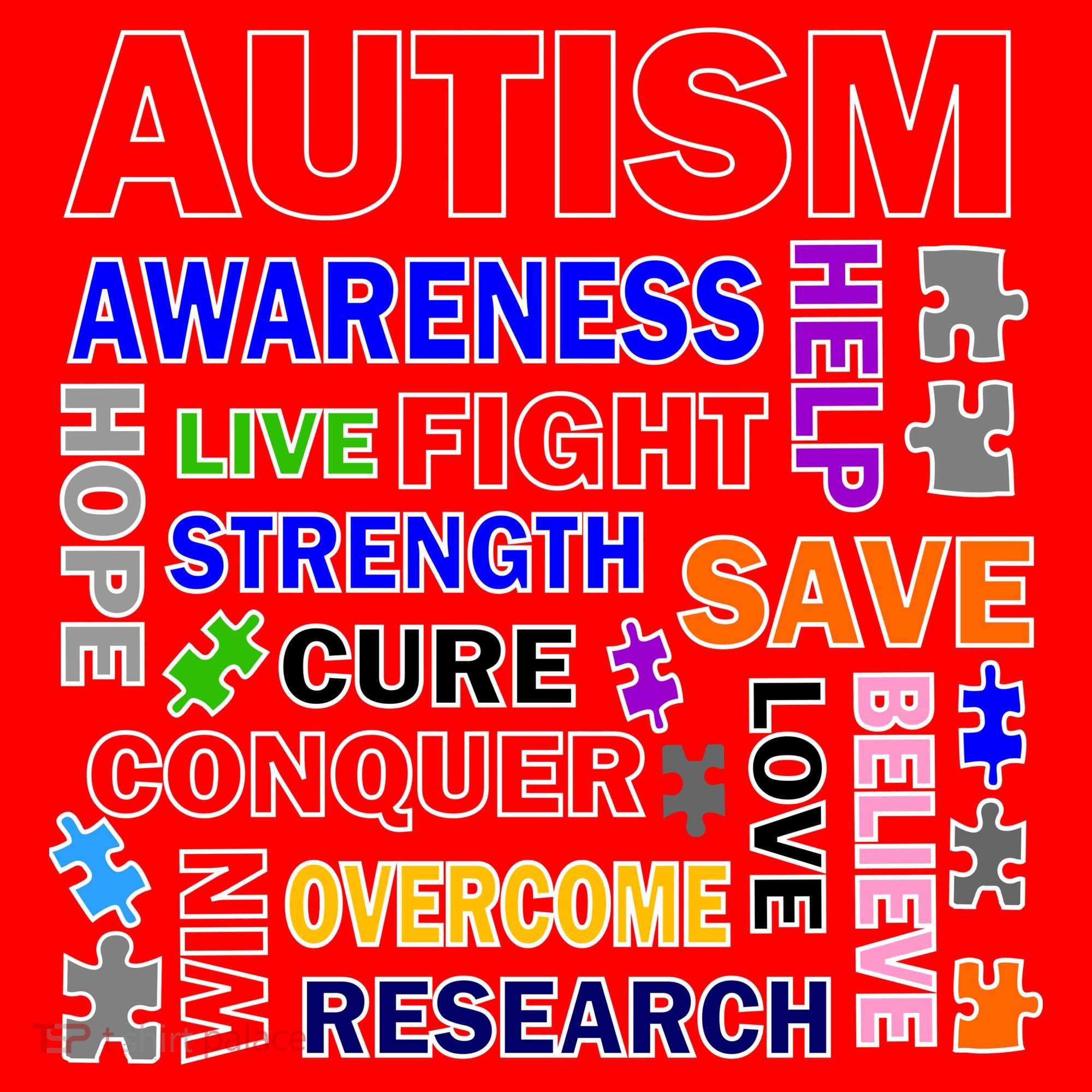 Autism Mashup Santa Hat