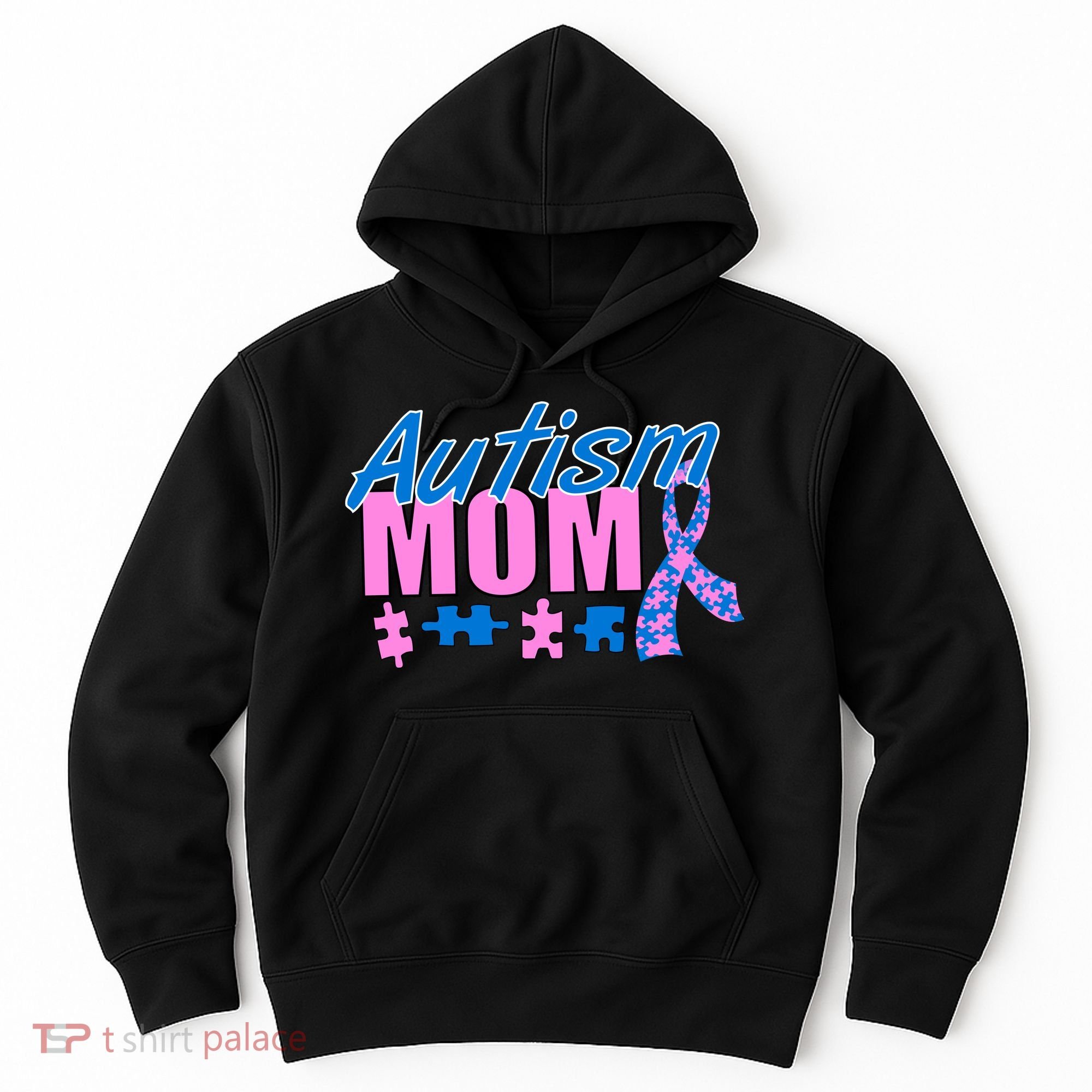 Autism Mom Awareness Ribbon Hoodie