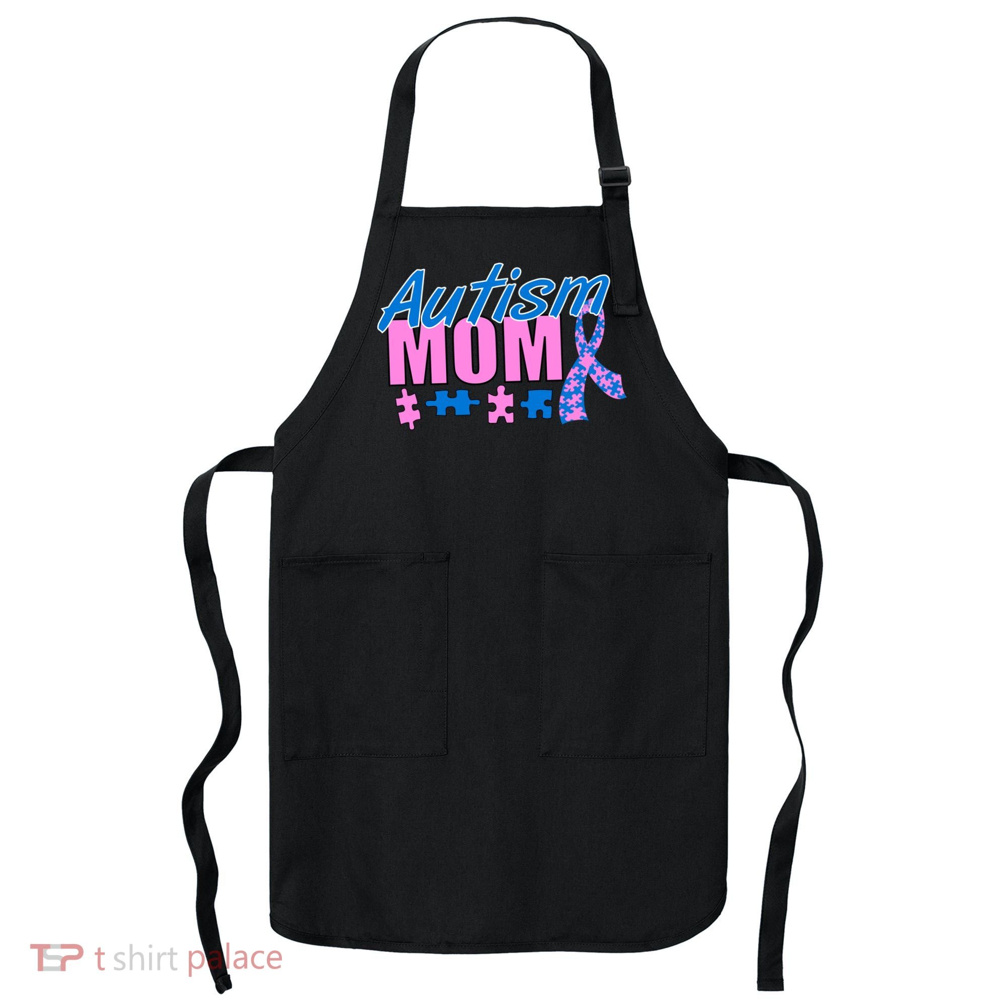Autism Mom Awareness Ribbon Apron