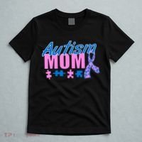 Autism Mom Awareness Ribbon T-Shirt thumb 5