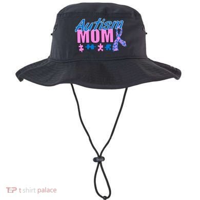 Autism Mom Awareness Ribbon Bucket Hat