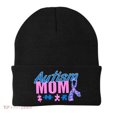 Autism Mom Awareness Ribbon Beanie