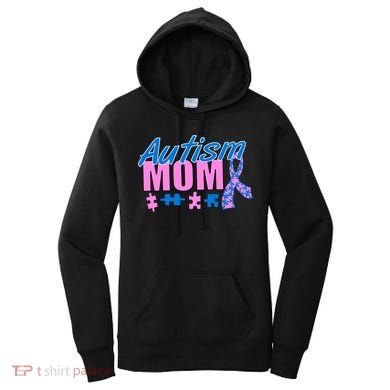 Autism Mom Awareness Ribbon Women's Hoodie