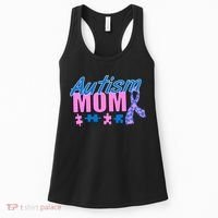 Autism Mom Awareness Ribbon Women's Tank Top thumb 0