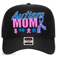 Autism Mom Awareness Ribbon Hat thumb 0
