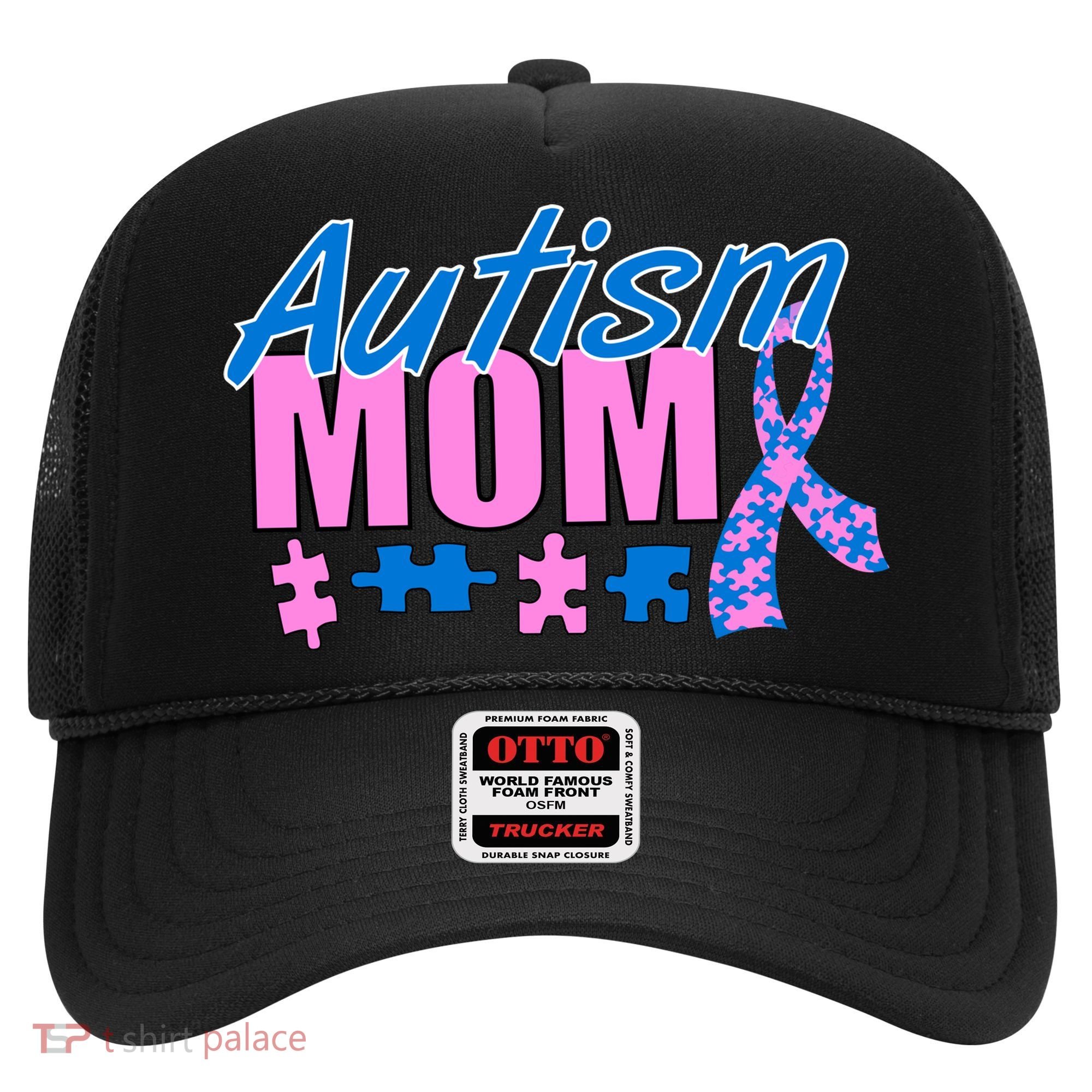 Autism Mom Awareness Ribbon Hat
