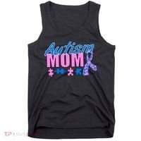 Autism Mom Awareness Ribbon Tank Top thumb 0