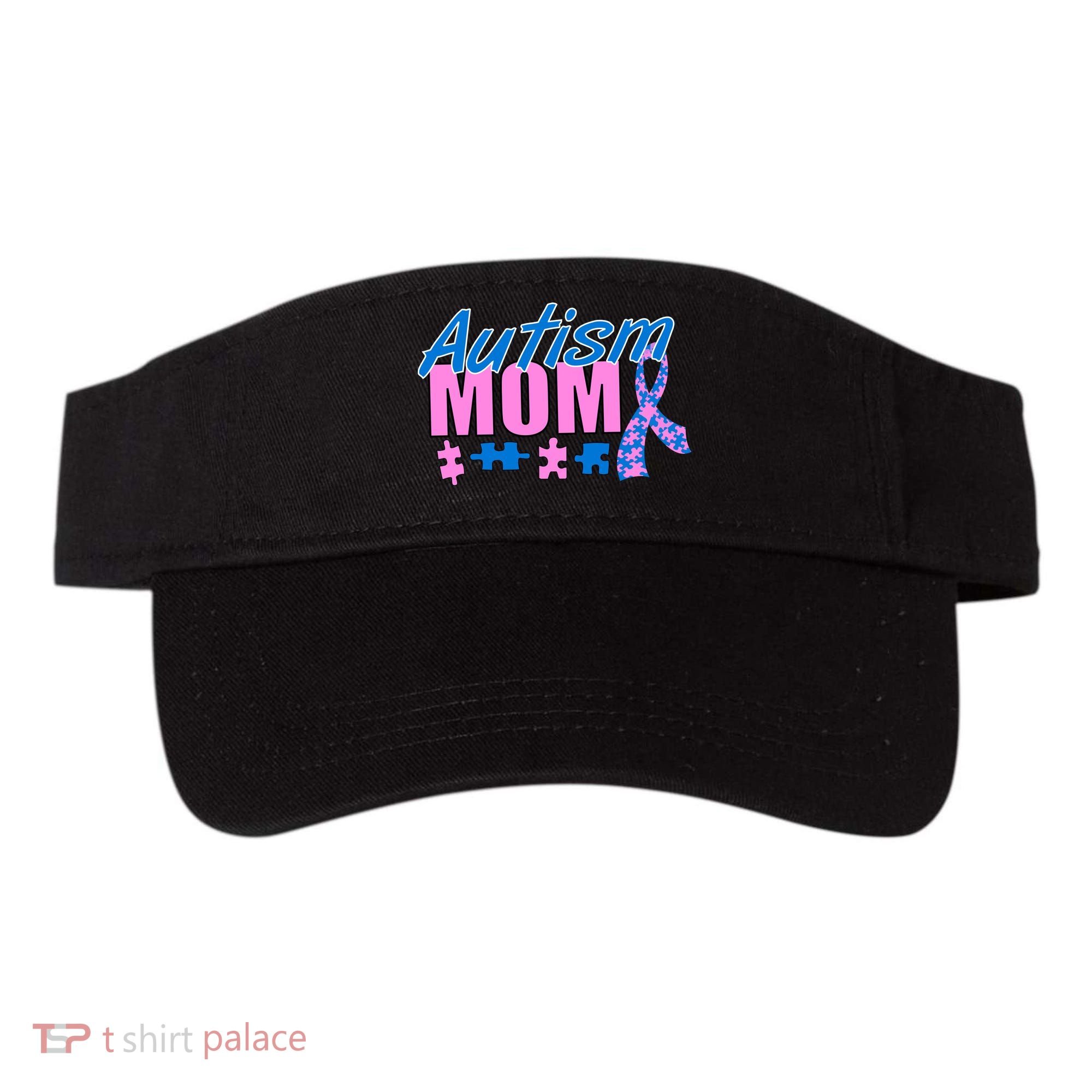 Autism Mom Awareness Ribbon Visor