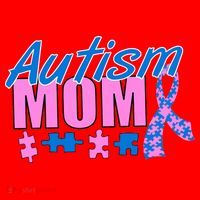 Autism Mom Awareness Ribbon Santa Hat thumb 1