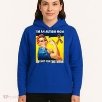 Autism Mom It's Not For The Weak Hoodie thumb 5