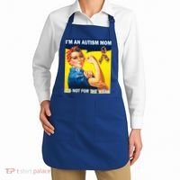 Autism Mom It's Not For The Weak Apron thumb 2