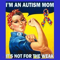 Autism Mom It's Not For The Weak Polo thumb 2