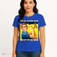 Autism Mom It's Not For The Weak Women's T-Shirt thumb 4