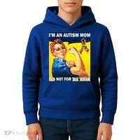 Autism Mom It's Not For The Weak Kids Hoodie thumb 4