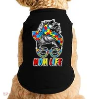Autism Mom Life Doggie Tank thumb 0