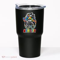 Autism Mom Life Tumbler thumb 0