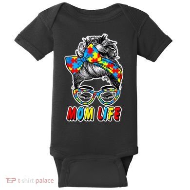 Autism Mom Life Baby Bodysuit